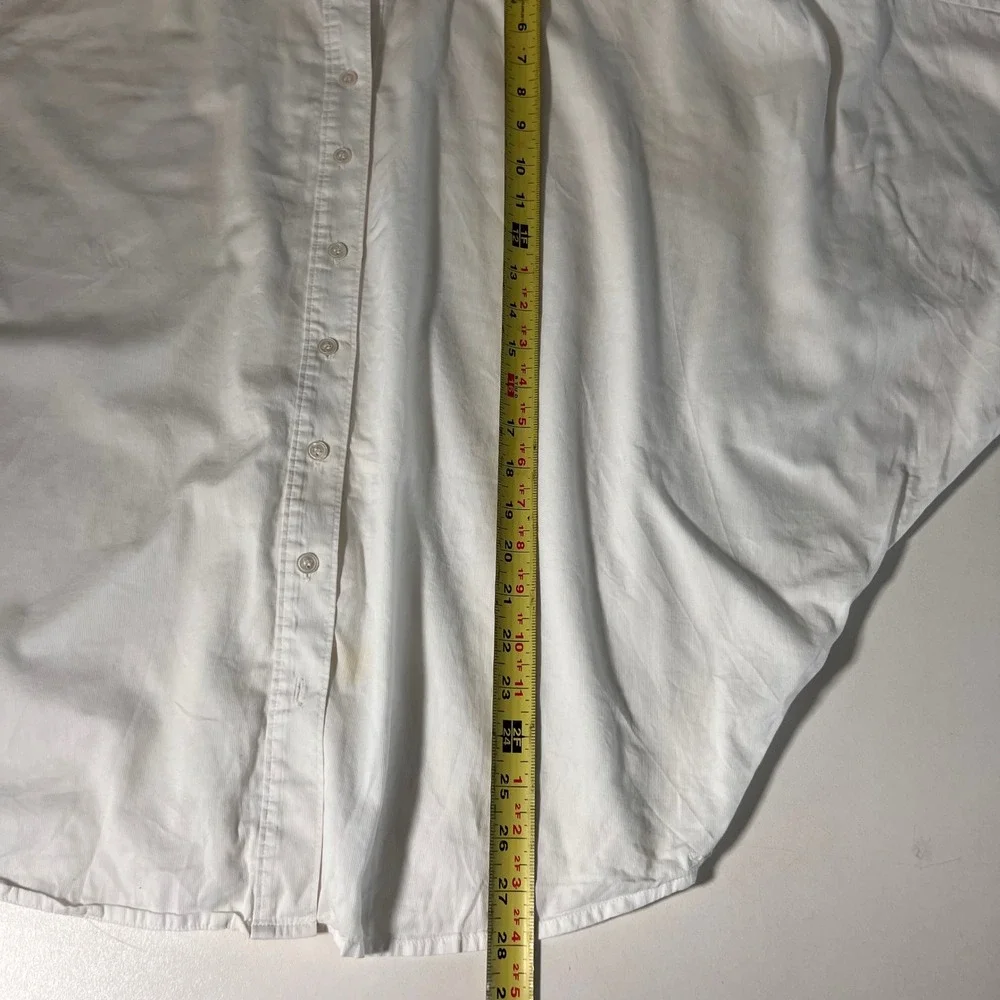 Elizabeth and James Shirt Size‎ XS White Batwing Button up Minimalist Capsule